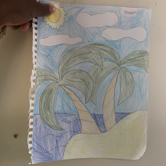Summer Island Landscape Art Drawing - Picture 15 of 17